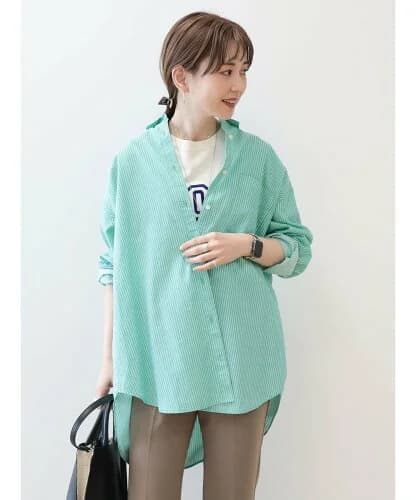 AMERICAN HOLIC UVカット加工バックタックシャツチュニック