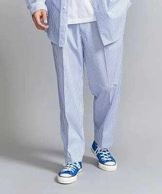 【別注】 ＜allery＞ BLUE STRIPE PANTS/パンツ