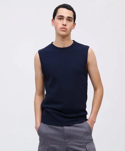 AVIREX 《DAILY/デイリー》DAILY NO SLEEVE SHIRT / デイリー ノースリーブ シャツ / AVIREX / アヴィレックス