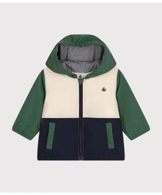 PETIT BATEAU カラーブロックウィンドブレーカー