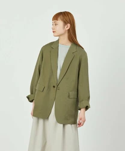 MACKINTOSH PHILOSOPHY GREY LABEL リネンテンセルシングルジャケット