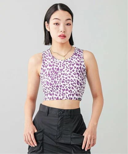 X-girl HEART LEOPARD TANK TOP タンクトップ