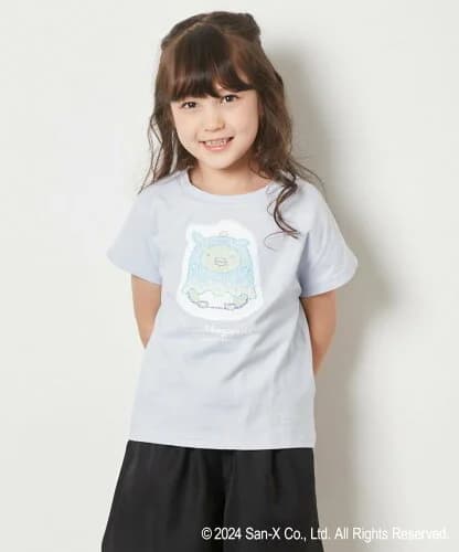 a.v.v [100-140]【すみっコぐらし】リバーシブルスパンコールTシャツ