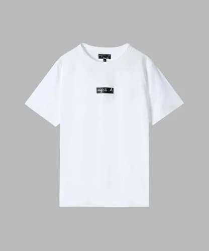 agnes b. 【ユニセックス】SEQ8 TS ボックスロゴTシャツ