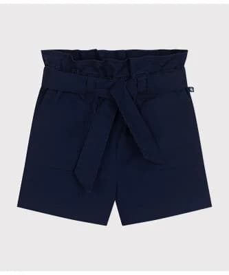 PETIT BATEAU サージ織ショートパンツ