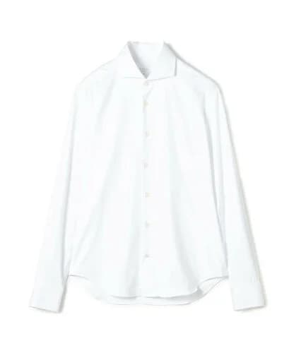 TOMORROWLAND XACUS ナイロンポリウレタン ワイドスプレッドカラーシャツ