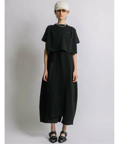 AULA AILA TAFFETA COMBINATION CUT & SEWN ONE-PIECE
