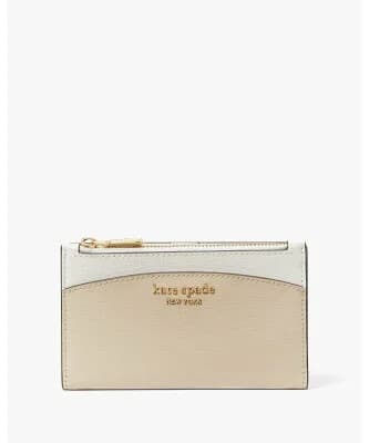 kate spade new york モーガン カラーブロック スモール スリム バイフォールド ウォレット