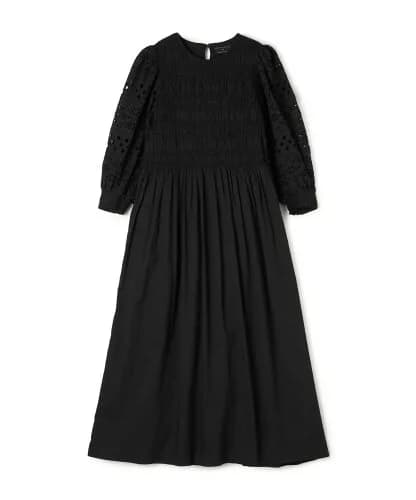 TOMORROWLAND BUYING WEAR 【別注】ne Quittez pas BLACK * TOMORROWLAND カットワークスリーブドレス