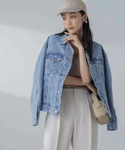NANO universe upper hights/THE REMAKE JACKET デニム