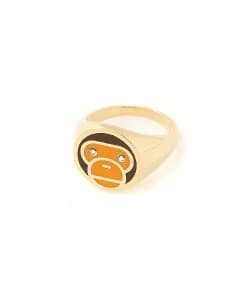 A BATHING APE BABY MILO SIGNET RING