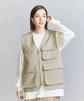 UNITED ARROWS ポリエステルブレンド 4ポケットベスト