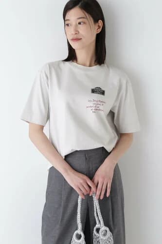 human woman ◆スポーティーロゴTシャツ