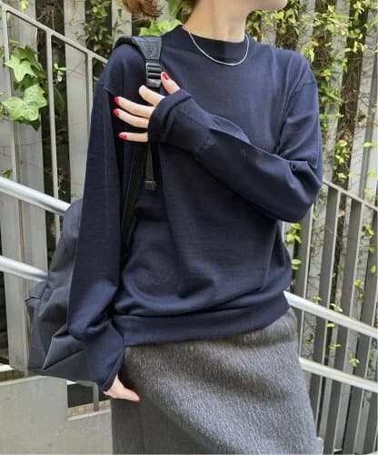 Spick & Span ≪追加≫18G クルーネックプルオーバー