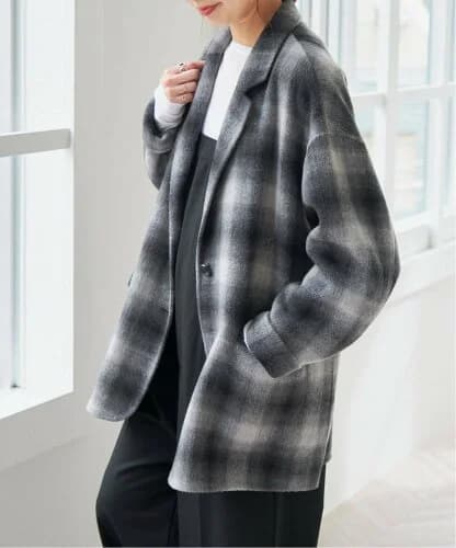 Spick & Span ウールミックスリバージャケット