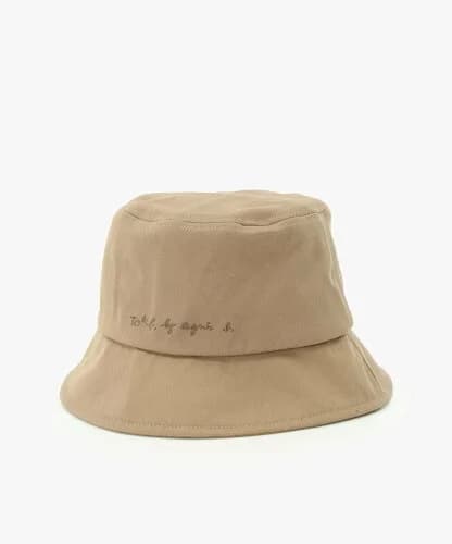 agnes b. WW58 CHAPEAUX センターロゴ バケットハット