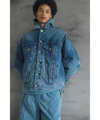 ＜monkey time＞ PDD DENIM TRUCKER JACKET ind/ジャケット