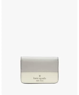 kate spade new york マディソン カラーブロック トップ ジップ カード ホルダー