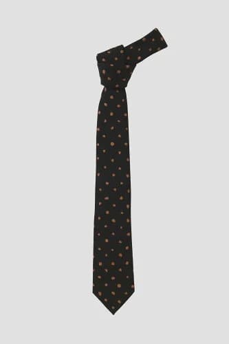 MARGARET HOWELL HAND DRAWN SPOT TIE