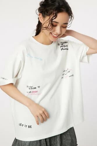 RODEO CROWNS WIDE BOWL message Tシャツ