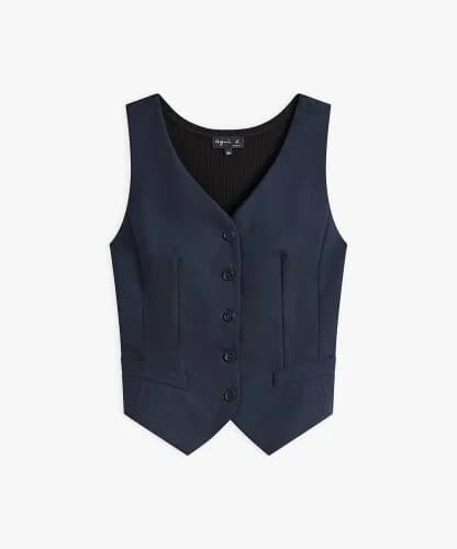 agnes b. US55 GILET ジレ