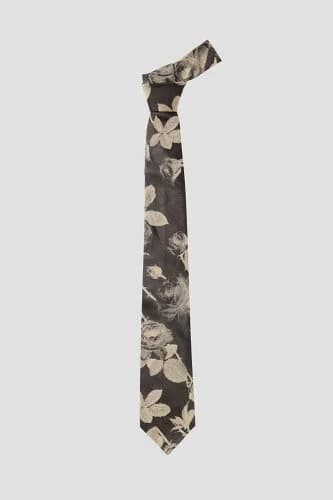 MARGARET HOWELL TWO TONE ROSE TIE