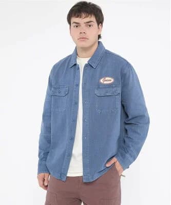 GUESS ジャケット アウター ブルゾン (M)GUESS Originals Vintage Shirt