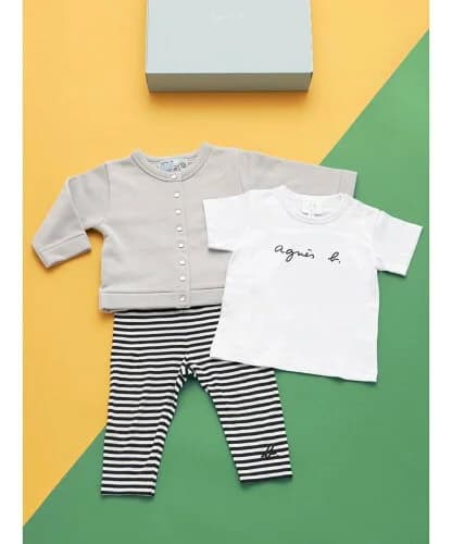 agnes b. ENFANT WEB限定 AC60 L GIFT BOX SET ベビーギフトボックス 3点セット