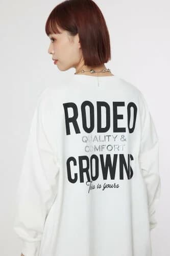 RODEO CROWNS WIDE BOWL MSロゴL/S Tシャツ