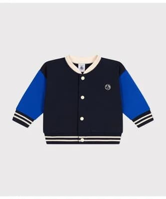 PETIT BATEAU スウェットカーディガン