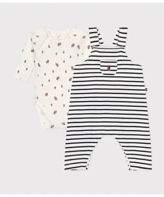 PETIT BATEAU サロペット&ボディセット