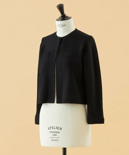 AMACA 【WEB・一部店舗限定】【ATELIER COLLECTION】ミラノリブニットボレロ