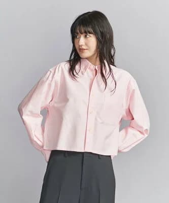 UNITED ARROWS コットンブレンドOX ショートシャツ