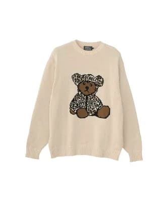HYSTERIC GLAMOUR BEAR PANTHERジャカード セーター