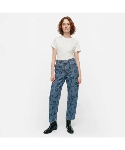 Marimekko Maridenim Barrel Unikko ジーンズ