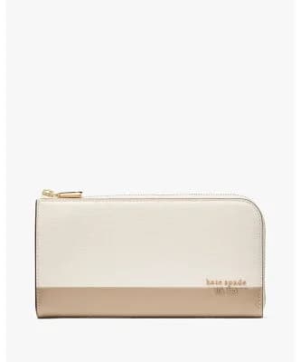 kate spade new york デヴィン カラーブロック ジップ アラウンド コンチネンタル ウォレット