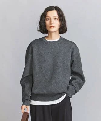 BEAUTY&YOUTH UNITED ARROWS ミラノリブ ニット プルオーバー -ウォッシャブル-