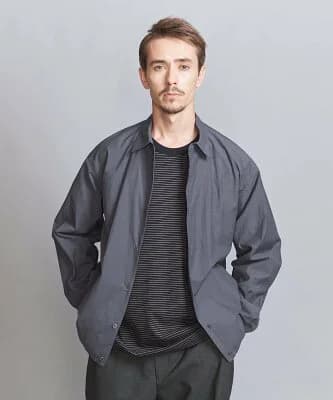 BEAUTY&YOUTH UNITED ARROWS エアリー コットン コーチ シャツ