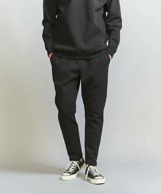 BEAUTY&YOUTH UNITED ARROWS 【WEB限定 WARDROBE SMART】ダブルニット イージーパンツ/セットアップ対応