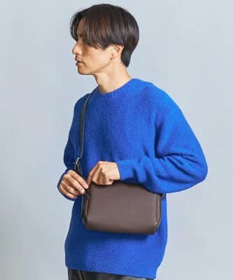 BEAUTY&YOUTH UNITED ARROWS エンボス クロス ショルダーバッグ