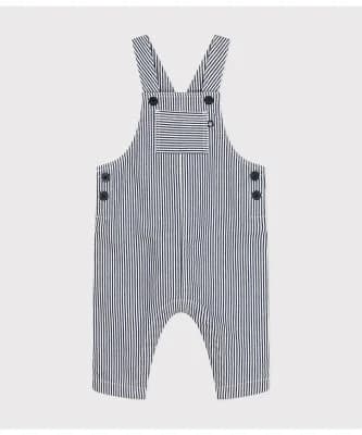 PETIT BATEAU サージ織りサロペット