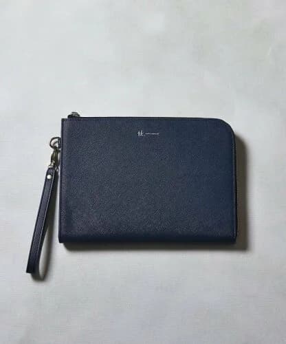 tk.TAKEO KIKUCHI サフィアーノPVCクラッチバッグ