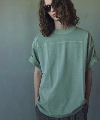 BEAUTY&YOUTH UNITED ARROWS ピグメント フットボール Tシャツ