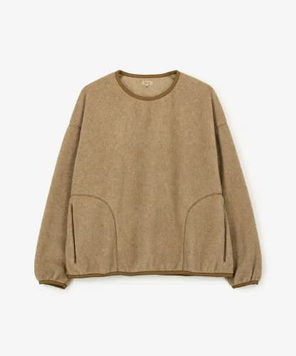 Sanca ｜ ＜別注＞クルーネック長袖 フリースプルオーバー WOMEN