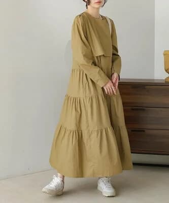 Bab ティアードフレアワンピース