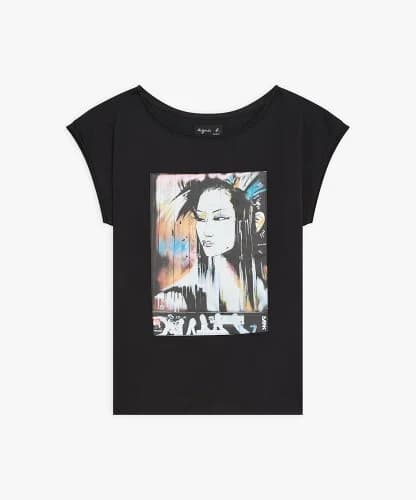 agnes b. SEU8 TS FRAGILE アーティストTシャツ Dan Kitchener