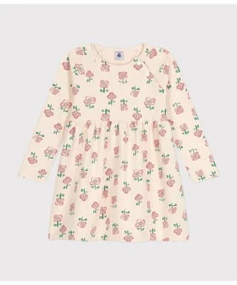 PETIT BATEAU スウェット長袖ワンピース