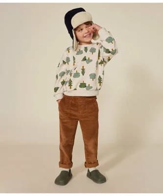 PETIT BATEAU スウェット長袖プルオーバー