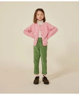 PETIT BATEAU ウールニットカーディガン