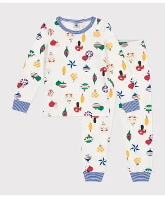 PETIT BATEAU スウェット長袖パジャマ